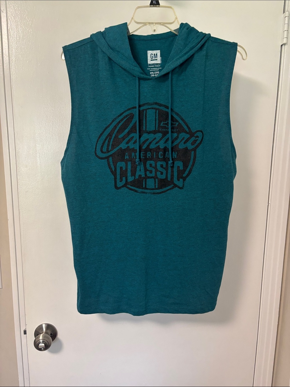 Teal Sleeveless Hoodie Tank